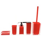 Gedy RA300-06 Rainbow Red Accessory Set of Thermoplastic Resins